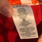 Michael Kors Orange White Floral Print Mini Skirt Womens 10P Preppy Bright Photo 2