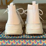 Kurt Geiger  London Stretch Off White Platform Sneakers Photo 3