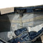 Judy Blue NWT,  High Waist Pinstripe Patch Skinny Jeans Photo 13