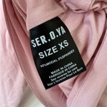 NWT SER.O.YA Artemis Pastel Pink Long Sleeve Cut Out Crop Top Size XS Photo 4