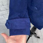 Maren full zip collared jacket navy blue sz 14 Photo 2