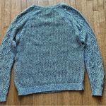 Sandro  Wool Acid Marled knit Sweater Chunky blue Black size 1 Photo 1