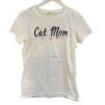 Cat Mom medium short sleeve White Photo 0