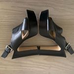 Michael Kors MK platform heels WOMENS size 7 Black LEATHER Photo 6