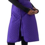Athleta NWOT Solstice Apres Ski Quilted Skirt Deep Bluisj Purple Size 16 Photo 0