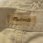 Madewell Relaxed Denim Shorts in Tile White Size 26 Photo 6