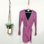 Show Me Your Mumu Kimora Mini Dress Shimmy Shine Pink Shimmer Size S Photo 3