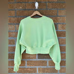 Tna Cozy Fleece Perfect Shrunken Sweatshirt small Green Photo 8