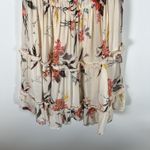 Taylor & Sage Beige Pink Floral Rose Smocked Shift Dress M Lined Cottagecore Photo 2