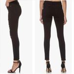 frame denim Frame Jeans Womens 27 Black Skinny Low Rise Dark Pants Distressed Denim Photo 3