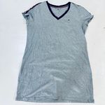 Tommy Hilfiger Women's Gray 100% Cotton Knit Tee Shirt Dress gray SizeXL Photo 3