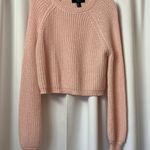 Forever 21 F21 Kawaii Light Ballet Pink Knit Pullover Barbie Sweater Size Medium Photo 0