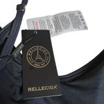 Relleciga New Black  One Piece Thong Swimsuit Large Photo 7