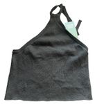 Wild Fable  Women's Black Y-Neck Cropped Sweater Tank Top - Size Medium - NWT Photo 0