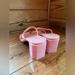 Jeffrey Campbell NWOT Jamm 3 Jelly Block Heel in Coral with square toe 9 Photo 2