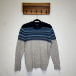 J.Crew | Blue Grey Crewneck Sweater Isle Medium Photo 1