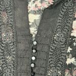 Denim & Supply Ralph Lauren Ralph Lauren Denim & Supply Shirt Womens Large Black Pink Floral Cottage Fairy Photo 5