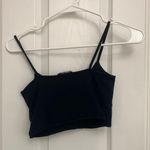 Timing Black Crop Top Photo 0