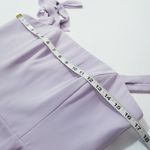 Dessy Collection Vivian Diamond Fit & Flare Long Gown Slit Bridesmaid Wedding Purple Size 10 Photo 6