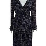 Kendall + Kylie NWT Maxi Dress Ditsy Floral Print Black Size Medium Photo 0