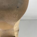 Old Navy Women's Caramel Faux Sueded Block-Heel Side Zipper Booties Sz 7 Photo 7