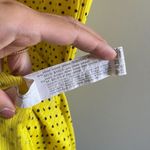 ZARA KNOTTED DRESS FLOWY SHORT SLEEVE MINI YELLOW POLKA DOTS PRINT WOMEN… Photo 6