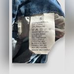 Women Low Rise Washed Baggy Jeans Heart Floral Graffiti Wide Leg Denim Sz Sm Blue Photo 6