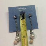 Simply Vera - Vera Wang $14.00 MSRP NWT Earrings Pierced Beaded Dangle Photo 4