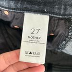 Mother The Insider Crop Step Fray jeans Train Stops 27 Gray Photo 11
