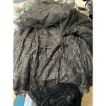 Faeriesty Black Sheer Sweetheart Corset Tiered Ruffle Slit Gown Size 4X Photo 8