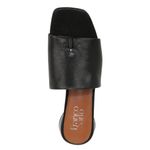 Franco Sarto  Women's Loran Stacked Heel Slide Dress Sandals-Blk Leather-Size 7.5 Photo 3