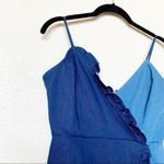 Essue  Two Tone Spaghetti Strap Ruffle Detail Dress Size Small Photo 1