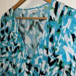 Calvin Klein 3/4 Sleeves Tropical Top Photo 2