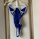 Bozzolo  Royal Blue and White bodysuit large Photo 4