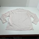 Max Mara Light Pink Edmea Button Down Blouse Medium Striped Mandarin Collar NEW Photo 14