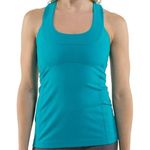 Lululemon Scoop Neck Racerback Tank Shelf Bra Wide Strap Luon COOLMAX Surge 8 Photo 0