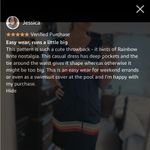 Ecote Ecoté Navy Dress with Stripes Sz S Photo 6