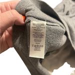 Unknown brand, unknown size sweater with dual fabric back and ties. Gray Photo 6