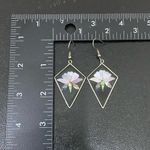 Vintage Mexican Silver Mother of Pearl Inlay Diamond Photo 10