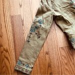 Buffalo David Bitton David Bitton Buffalo RARE Embroidered Collar V-neck Tan Jacket Women’s Size S Photo 10