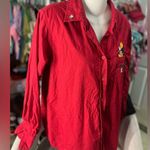 Disney Winnie the Pooh older style button down top Photo 1