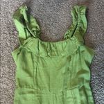 Japna  Green Ruffle Strap Jumpsuit Photo 1