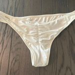 Victoria's Secret White Cheeky Bikini Bottom Photo 1