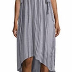 a.n.a NWT Womens .n.a. Erin Vertical Stripe Midi V Neck Dress - Sz XS Photo 0