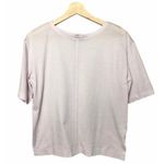 Something Navy Lilac Purple Seamed T-Shirt XXS Photo 0