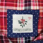 Mark & Spencer Marks & Spencer Flannel Plaid Nightshirt Cotton Sleepshirt Size US 12 Large Photo 2