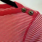 Ralph Lauren Lauren  striped pink and white shirt size medium Photo 2