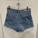 Cello High Waisted Two Toned Jean Shorts Photo 1