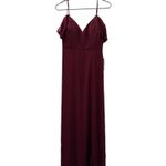 Birdy Grey  Devin‎ Convertible Chiffon Bridesmaid Dress in Cabernet Sz S NEW Photo 1