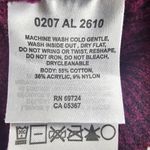 Columbia  XCO Pullover Long V Neck Long Sleeve Burgundy Sweater Womens Size Large Photo 6